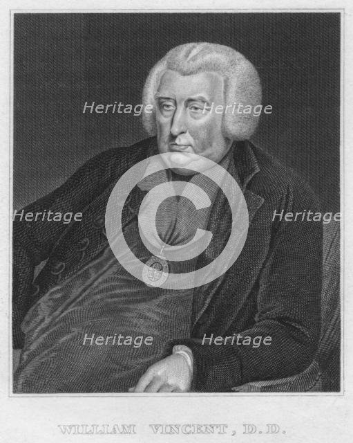 'William Vincent, D.D.', 1822. Creator: James Stow.
