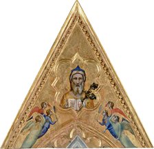 God the Father with Angels. (From the Baroncelli Polyptych).