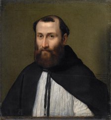 Portrait of a Canon of the Lateran, 1556. Creator: Anguissola, Sofonisba (ca. 1532-1625).