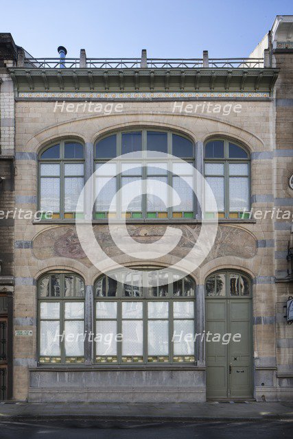 Maison-Atelier Louise de Hem, 15-17 Rue Darwin, Brussels, Belgium, (1902-1905), c2014-c2017. Artist: Alan John Ainsworth.