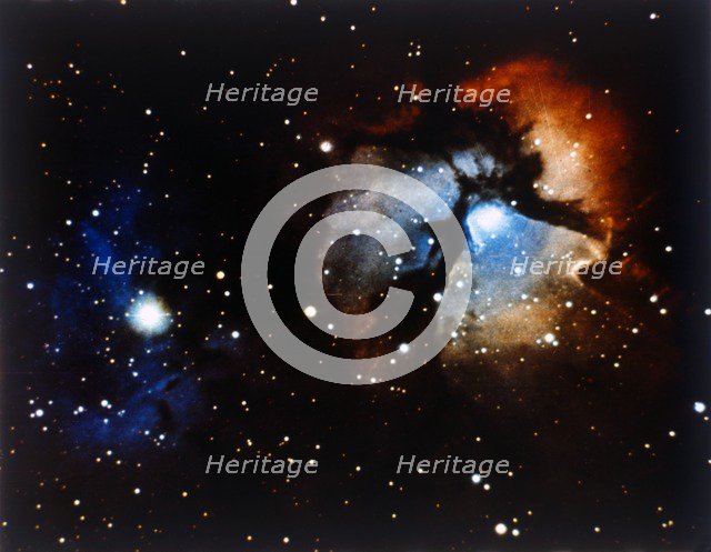 Trifid Nebula in Sagittarius constellation. Creator: NASA.