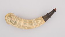 Powder Horn, American, Charleston, South Carolina, dated 1770. Creator: Unknown.