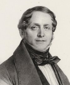 Portrait of the composer Giulio Marco Bordogni (1789-1856), 1838.