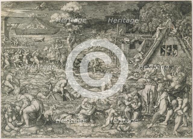 The Deluge, 1544. Creator: Dirck Vellert.