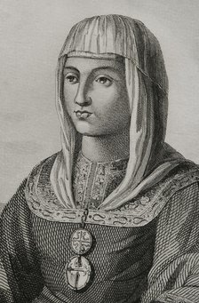 Joanna of Castile, (known as Joanna the Mad), (1479-1555), 1853. Creator: Antonio Roca Sallent.