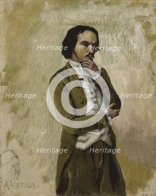 Man Standing, 1879. Creator: Aukusti Uotila.