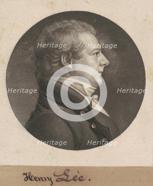 William Lee, 1807. Creator: Charles Balthazar Julien Févret de Saint-Mémin.