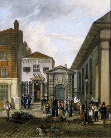'Watch House, Covent Garden', c1835. Artist: Unknown