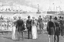 'The Queen's visit to Southampton - opening the Empress Dock', 1890. Creator: Unknown.