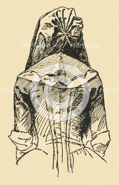 'A Camlet Hood; taken from an Orginal Garment', c1702, (1937). Creator: Unknown.