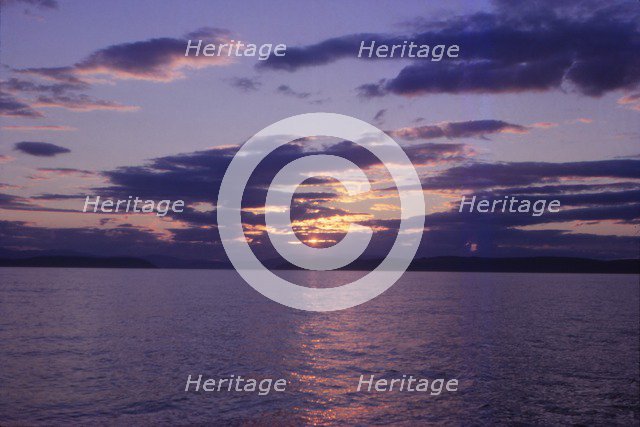 Stratocumulus Cloud, Moray Firth, Scotland, 20th century. Artist: CM Dixon.