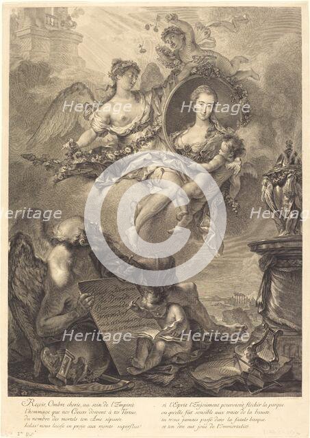 Louise Albertine de Brandt, Baroness von Grapendorf. Creator: Georg Friedrich Schmidt.