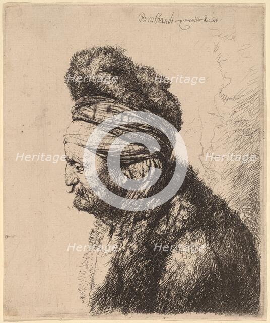 The Second Oriental Head, c. 1635. Creator: Rembrandt Harmensz van Rijn.