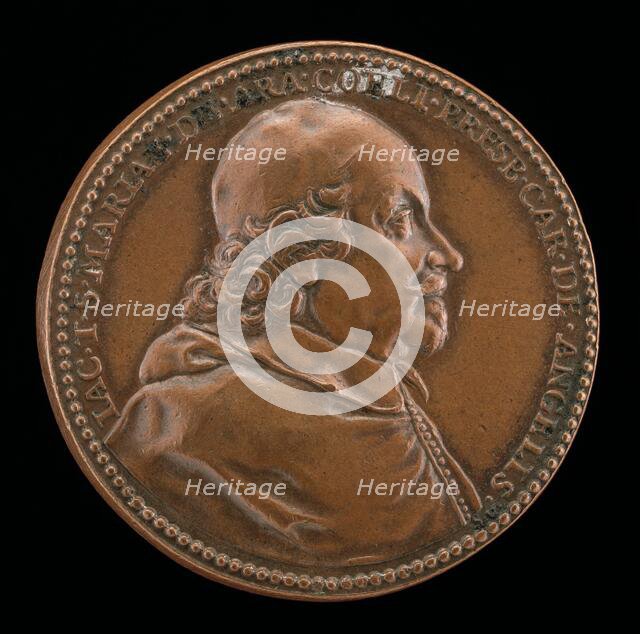 Cardinal Giacomo De Angelis, 1651-1695 [obverse], 1701. Creator: Ferdinand de Saint-Urbain.