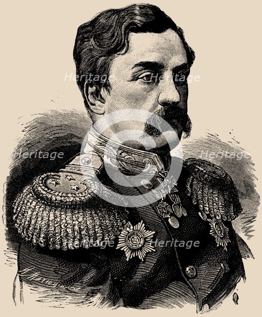 Portrait of General Prince Alexei Ivanovich Shakhovskoy (1821-1900), 1878.