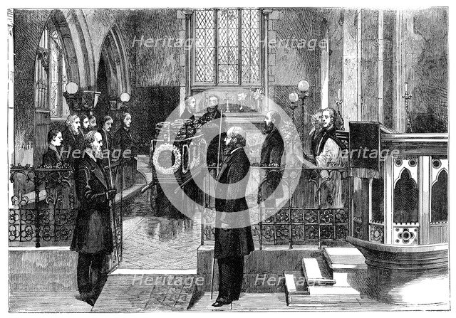The funeral of Benjamin Disraeli (1804-1881), British prime minister, late 19th century. Artist: Unknown