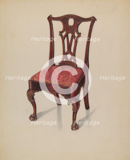 Chair, 1936. Creator: Ruth Bialostosky.