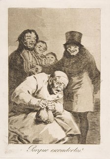 Plate 30 from 'Los Caprichos': Why hide them? (Porque esconderlos?), 1799. Creator: Francisco Goya.