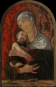 Madonna and Child with Seraphim and Cherubim, ca. 1454. Creator: Andrea Mantegna.