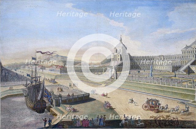 View of Oranienbaum, 1761. Artist: Chelnakov, Nikita Fyodorovich (1734-1790)