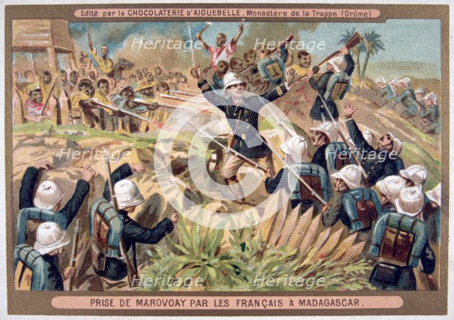 'The Capture of Marovoay by the French, Madagascar', 19th-20th century. Artist: Unknown