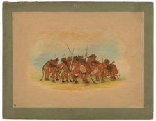 Buffalo Dance - Mandan, 1861. Creator: George Catlin.