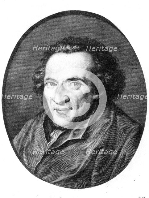 Moses Mendelssohn (1729-1786), German philosopher. Artist: Unknown