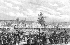 First railway to circulate on the European continent, inauguration of the line from Brussels to M…