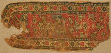 Textile Fragment, Byzantine, 8th-9th century. Creator: Unknown.