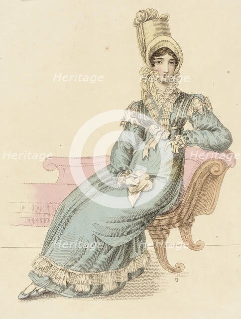 Fashion Plate (Morning Dress), 1817. Creator: John Bell.