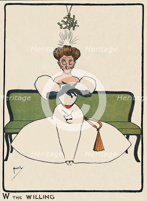 'W the Willing', 1903. Artist: John Hassall.