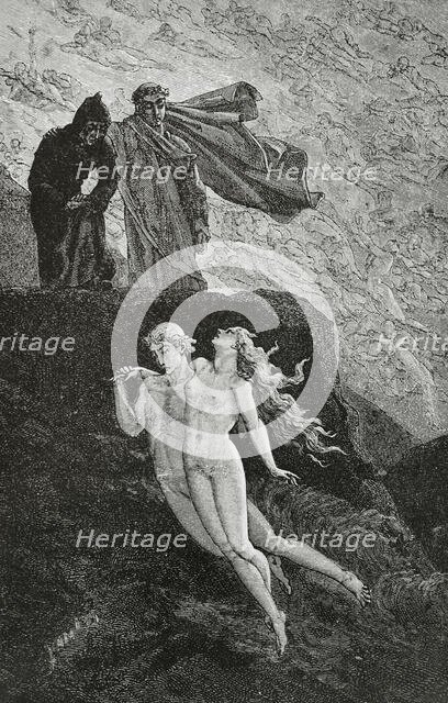 The Divine Comedy (1307-1321): Inferno (Hell), 1888.  Creator: Jean Edouard Dargent.