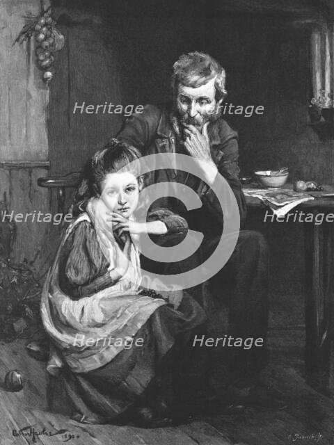 ''His Daughter's Bairn", after Arthur Hacker', 1891. Creator: Unknown.