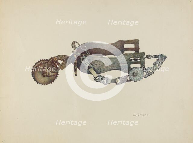 Spur, c. 1940. Creator: Robert W.R. Taylor.