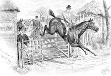 Advertisement for Elliman’s Embrocation: the man who uses it Leads the Way, 1890. Creator: William Stanfield Sturgess.