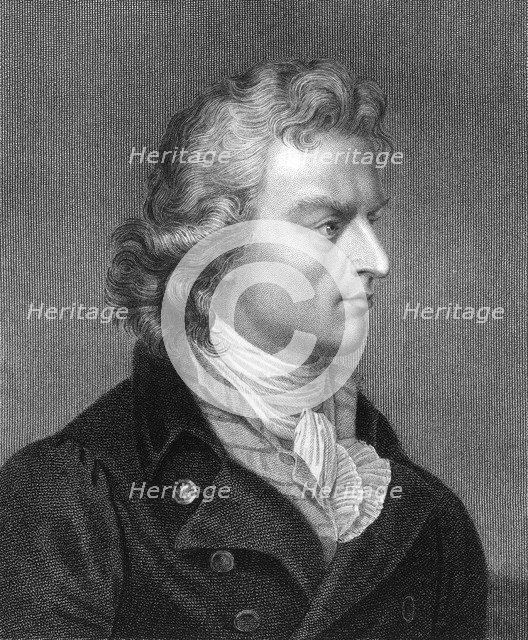 Friedrich Schiller, German poet, philosopher, historian, and dramatist, (1836). Artist: Unknown