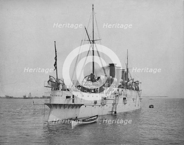 'The Protected Cruiser "Columbia".', c1897. Creator: Unknown.