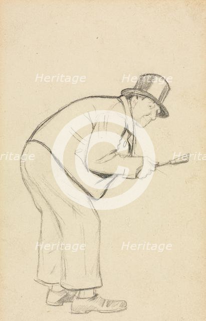 Study for "A Woman Hater". Creator: Charles Samuel Keene (British, 1823-1891).