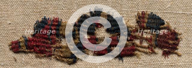 Wool Fragment, 3rd century. Creator: Unknown.