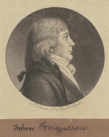 John Ferguson, 1797. Creator: Charles Balthazar Julien Févret de Saint-Mémin.