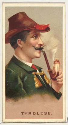 Tyrolese, from World's Smokers series (N33) for Allen & Ginter Cigarettes, 1888. Creator: Allen & Ginter.