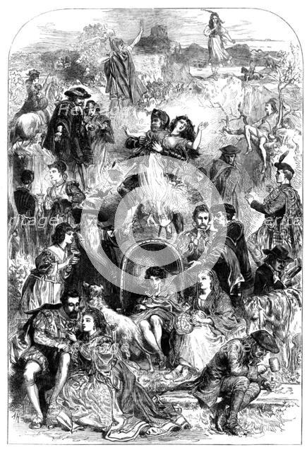 The Scott Centenary: a Dream of the Waverley Novels, 1871. Creator: Unknown.