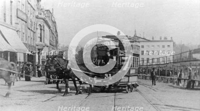 Long Row Central, Nottingham, Nottinghamshire, c1890(?). Artist: Unknown