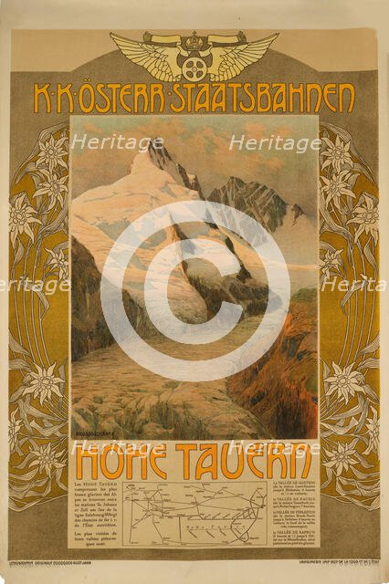 Imperial Royal Austrian State Railways: Hohe Tauern, c1900-1910. Creator: Jahn, Gustav (1879-1919).