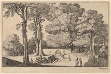 The Mineral Spring. Creator: Wenceslaus Hollar.
