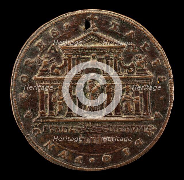 Founding of San Carlo ai Catinari, Rome, by Pope Paul V [obverse], 1612. Creator: Unknown.