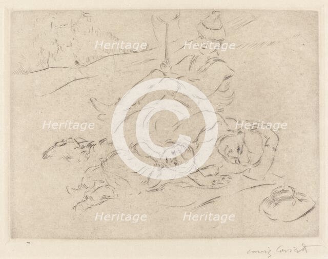 Auf dem Lande (In the Country), 1912. Creator: Lovis Corinth.