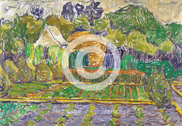 Garden in Soest. Artist: Rohlfs, Christian (1849-1938)