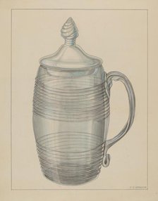 Covered Mug, c. 1936. Creator: Philip Johnson.