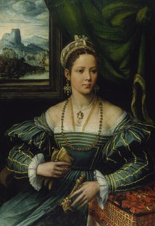 Portrait of a Lady, c1530-1540. Creator: Girolamo da Carpi?.